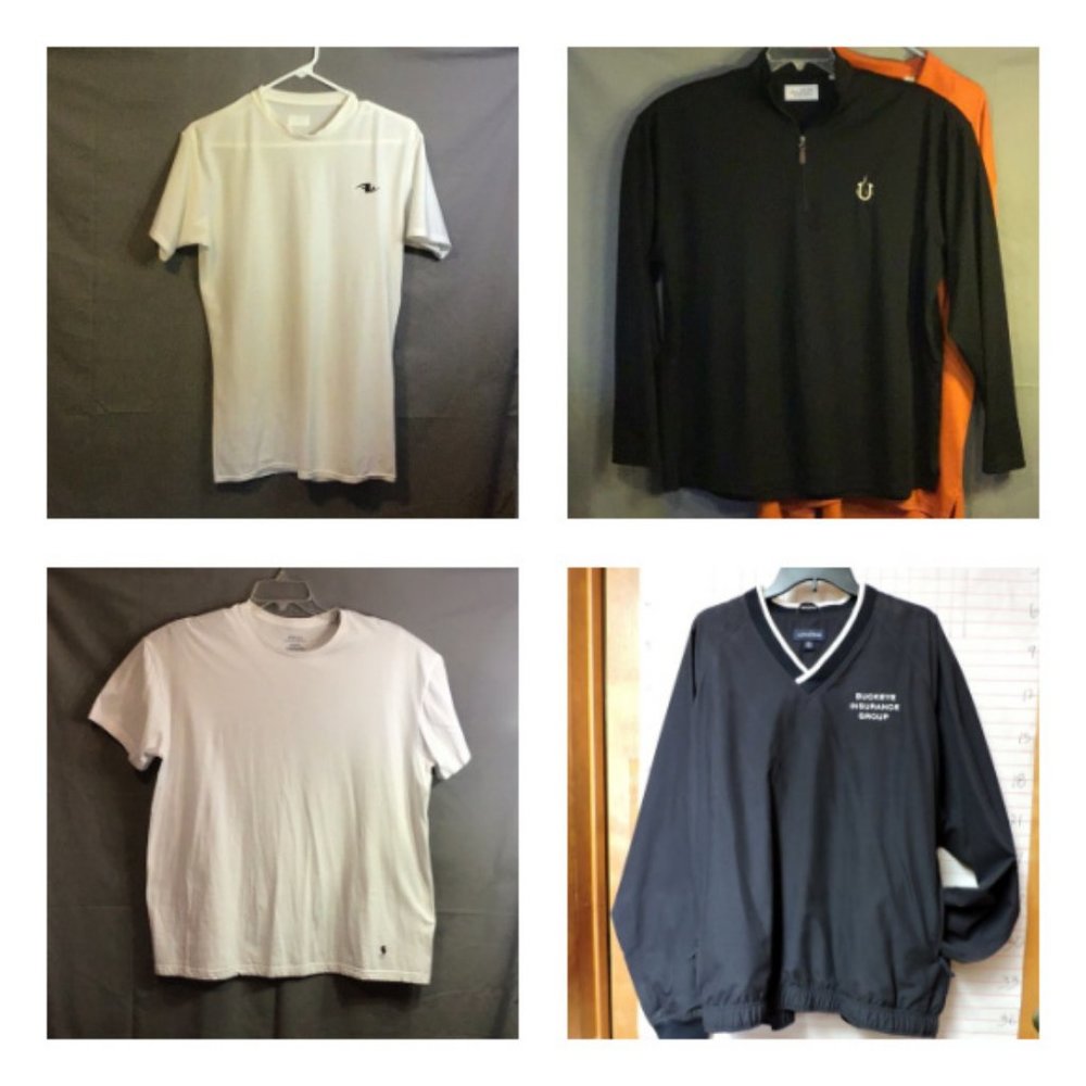 lot of 4 - men’s 2 tees+ 2 MORE, ALL sz XL